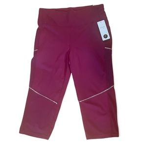 BURGUNDY OTOS ACTIVE LEGGINGS